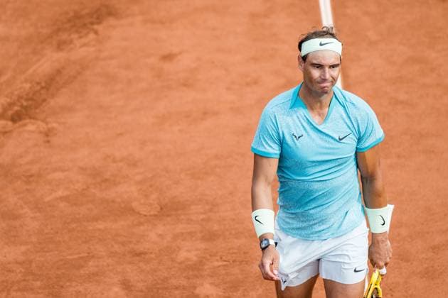 240718 Rafael Nadal of Spain looks dejected during day 4 of the Nordea Open on July 18, 2024 in Bastad Photo Niclas Jönsson BILDBYRAN COP 273 NO0288 tennis atp 250 nordea open bbeng depp  Copyright: NICLASxJÖNSSON BB240718NO066