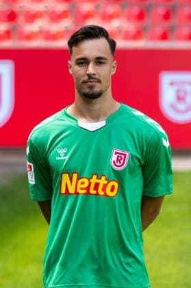 18 07 2024, Football, GER, Season 2024 2025, 2 Liga,Press appointment, SSV Jahn Regensburg Leon Cuk SSV Jahn Regensburg, 2 BL, Porträttermin 2024 2025 DFL REGULATIONS PROHIBIT ANY USE OF PHOTOGRAPHS AS IMAGE SEQUENCES AND OR QUASI VIDEO Regensburg Bayern Germany Jahnstadion Regensburg