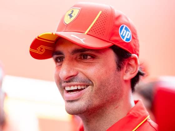 Carlos Sainz Scuderia Ferrari HP, Spain, 55 at the interview, HUN, Formula 1 World Championship, Hungarian Grand Prix, Hungaroring, Media Day, 18 07 2024 HUN, Formula 1 World Championship, Hungarian Grand Prix, Hungaroring, Media Day, 18 07 2024 Mogyorod Copyright: xEibner-Pressefoto Memmlerx EP_MMR