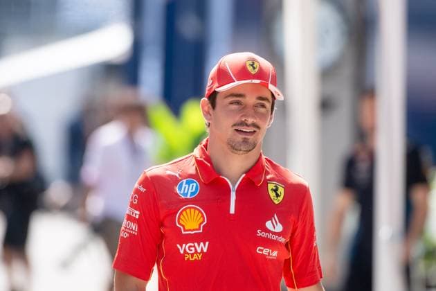 Charles Leclerc Scuderia Ferrari HP, Monaco, 16 , HUN, Formula 1 World Championship, Hungarian Grand Prix, Hungaroring, Media Day, 18 07 2024 HUN, Formula 1 World Championship, Hungarian Grand Prix, Hungaroring, Media Day, 18 07 2024 Mogyorod Copyright: xEibner-Pressefoto Memmlerx EP_MMR