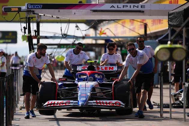 Visa Cash App RB F1 Team during the Formula 1 Hungarian Grand Prix 2024, 13th round of the 2024 Formula One World Championship, WM, Weltmeisterschaft from July 19 to 21, 2024 on the Hungaroring, in Mogyorod, Hungary - F1 - HUNGARIAN GRAND PRIX 2024 DPPI Panoramic  240718_R11_UNGHERIA_DP_EA022062