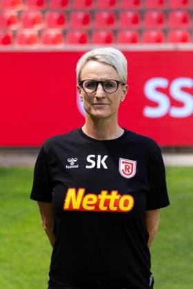 18 07 2024, Football, GER, Season 2024 2025, 2 Liga,Press event, SSV Jahn Regensburg Katja Schöppl SSV Jahn Regensburg, 2 BL, Porträttermin 2024 2025 DFL REGULATIONS PROHIBIT ANY USE OF PHOTOGRAPHS AS IMAGE SEQUENCES AND OR QUASI VIDEO Regensburg Bavaria Germany Jahnstadion Regensburg