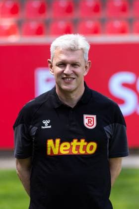 18 07 2024, Football, GER, Season 2024 2025, 2 Liga,Press event, SSV Jahn Regensburg Bernd Meyer SSV Jahn Regensburg, 2 BL, Porträttermin 2024 2025 DFL REGULATIONS PROHIBIT ANY USE OF PHOTOGRAPHS AS IMAGE SEQUENCES AND OR QUASI VIDEO Regensburg Bavaria Germany Jahnstadion Regensburg