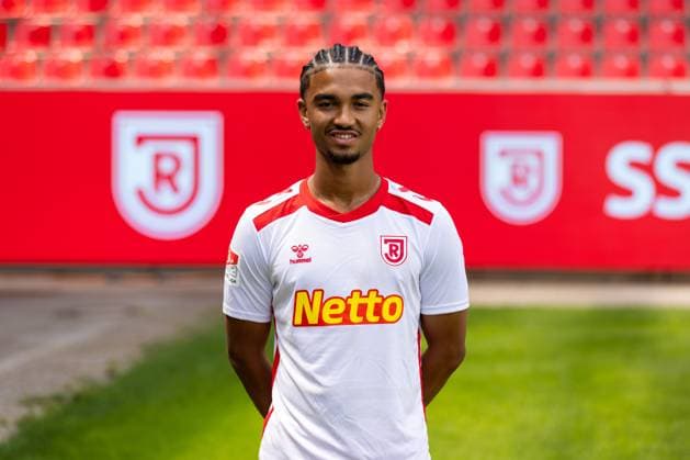 18 07 2024, Football, GER, Season 2024 2025, 2 Liga,Press appointment, SSV Jahn Regensburg Bryan Hein SSV Jahn Regensburg, 2 BL, Porträttermin 2024 2025 DFL REGULATIONS PROHIBIT ANY USE OF PHOTOGRAPHS AS IMAGE SEQUENCES AND OR QUASI VIDEO Regensburg Bayern Germany Jahnstadion Regensburg