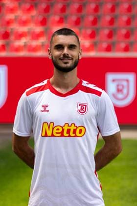 18 07 2024, Football, GER, Season 2024 2025, 2 Liga,Press appointment, SSV Jahn Regensburg Rasim Bulic SSV Jahn Regensburg, 2 BL, Porträttermin 2024 2025 DFL REGULATIONS PROHIBIT ANY USE OF PHOTOGRAPHS AS IMAGE SEQUENCES AND OR QUASI VIDEO Regensburg Bayern Germany Jahnstadion Regensburg