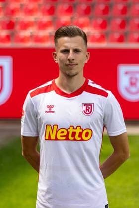 18 07 2024, Football, GER, Season 2024 2025, 2 Liga,Press event, SSV Jahn Regensburg Nico Ochojski SSV Jahn Regensburg, 2 BL, Porträttermin 2024 2025 DFL REGULATIONS PROHIBIT ANY USE OF PHOTOGRAPHS AS IMAGE SEQUENCES AND OR QUASI VIDEO Regensburg Bayern Germany Jahnstadion Regensburg