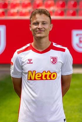 18 07 2024, Football, GER, Season 2024 2025, 2 Liga,Press appointment, SSV Jahn Regensburg Niclas Anspach SSV Jahn Regensburg, 2 BL, Porträttermin 2024 2025 DFL REGULATIONS PROHIBIT ANY USE OF PHOTOGRAPHS AS IMAGE SEQUENCES AND OR QUASI VIDEO Regensburg Bayern Germany Jahnstadion Regensburg