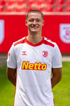 18 07 2024, Football, GER, Season 2024 2025, 2 Liga,Press appointment, SSV Jahn Regensburg Tobias Eisenhut SSV Jahn Regensburg, 2 BL, Porträttermin 2024 2025 DFL REGULATIONS PROHIBIT ANY USE OF PHOTOGRAPHS AS IMAGE SEQUENCES AND OR QUASI VIDEO Regensburg Bavaria Germany Jahnstadion Regensburg