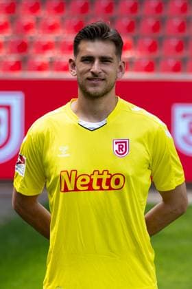 18 07 2024, Football, GER, Season 2024 2025, 2 Liga,Press event, SSV Jahn Regensburg Julian Pollersbeck SSV Jahn Regensburg, 2 BL, Porträttermin 2024 2025 DFL REGULATIONS PROHIBIT ANY USE OF PHOTOGRAPHS AS IMAGE SEQUENCES AND OR QUASI VIDEO Regensburg Bayern Germany Jahnstadion Regensburg