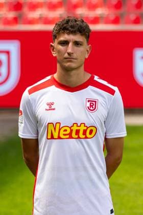 18 07 2024, Football, GER, Season 2024 2025, 2 Liga,Press appointment, SSV Jahn Regensburg Jonas Bauer SSV Jahn Regensburg, 2 BL, Porträttermin 2024 2025 DFL REGULATIONS PROHIBIT ANY USE OF PHOTOGRAPHS AS IMAGE SEQUENCES AND OR QUASI VIDEO Regensburg Bavaria Germany Jahnstadion Regensburg