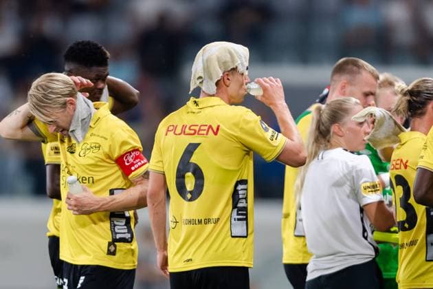 240718 Andri Fannar Baldursson of Elfsborg during the UEFA Europa League qualification match between Pafos and Elfsborg on July 18, 2024 in Limassol Photo Alex Nicodim BILDBYRAN COP 282 AN0007 fotboll football soccer fotball uefa europa league pafos elfsborg bbeng  Copyright: ALEXxNICODIM BB240718BB743
