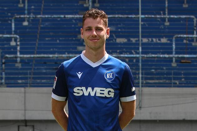Leon Jensen Karlsruher SC, 06 GER, Karlsruher SC, Football, 2 Bundesliga, portrait date 2024 2025, 18 07 2024 GER, Karlsruher SC, Football, 2 Bundesliga, portrait date 2024 2025, 18 07 2024 Karlsruhe Copyright: xEibner-Pressefoto JanxPrihodax EP_JPA