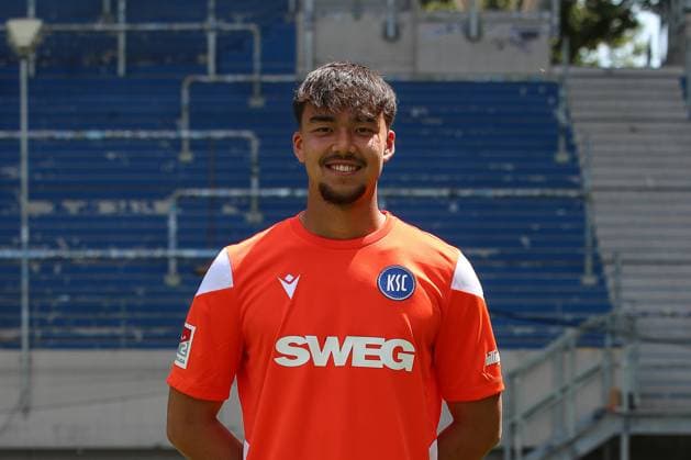 Aki Koch Karlsruher SC 18 GER, Karlsruher SC, Football, 2 Bundesliga, portrait date 2024 2025, 18 07 2024 GER, Karlsruher SC, Football, 2 Bundesliga, portrait date 2024 2025, 18 07 2024 Karlsruhe Copyright: xEibner-Pressefoto JanxPrihodax EP_JPA