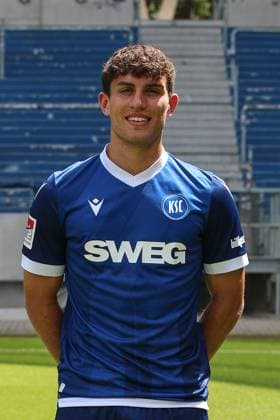 Benedikt Bauer Karlsruher SC 26 GER, Karlsruher SC, Football, 2 Bundesliga, portrait date 2024 2025, 18 07 2024 GER, Karlsruher SC, Football, 2 Bundesliga, portrait date 2024 2025, 18 07 2024 Karlsruhe Copyright: xEibner-Pressefoto JanxPrihodax EP_JPA