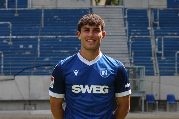 Benedikt Bauer Karlsruher SC 26 GER, Karlsruher SC, Football, 2 Bundesliga, portrait date 2024 2025, 18 07 2024 GER, Karlsruher SC, Football, 2 Bundesliga, portrait date 2024 2025, 18 07 2024 Karlsruhe Copyright: xEibner-Pressefoto JanxPrihodax EP_JPA