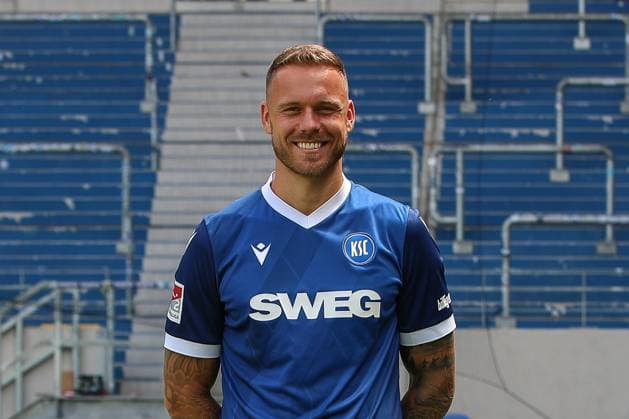 Marcel Franke Karlsruher SC 28 GER, Karlsruher SC, Football, 2 Bundesliga, portrait date 2024 2025, 18 07 2024 GER, Karlsruher SC, Football, 2 Bundesliga, portrait date 2024 2025, 18 07 2024 Karlsruhe Copyright: xEibner-Pressefoto JanxPrihodax EP_JPA