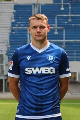 Lasse Guenther Karlsruher SC 29 GER, Karlsruher SC, Football, 2 Bundesliga, portrait date 2024 2025, 18 07 2024 GER, Karlsruher SC, Football, 2 Bundesliga, portrait date 2024 2025, 18 07 2024 Karlsruhe Copyright: xEibner-Pressefoto JanxPrihodax EP_JPA