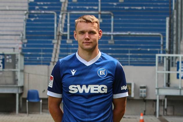 Lasse Guenther Karlsruher SC 29 GER, Karlsruher SC, Football, 2 Bundesliga, portrait date 2024 2025, 18 07 2024 GER, Karlsruher SC, Football, 2 Bundesliga, portrait date 2024 2025, 18 07 2024 Karlsruhe Copyright: xEibner-Pressefoto JanxPrihodax EP_JPA