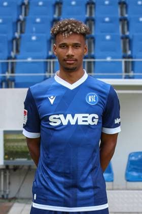 Bambase Conte Karlsruher SC 31 GER, Karlsruher SC, Football, 2 Bundesliga, portrait date 2024 2025, 18 07 2024 GER, Karlsruher SC, Football, 2 Bundesliga, portrait date 2024 2025, 18 07 2024 Karlsruhe Copyright: xEibner-Pressefoto JanxPrihodax EP_JPA