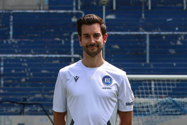 Marius Emnet Karlsruher SC Physiotherapist GER, Karlsruher SC, Football, 2 Bundesliga, portrait appointment 2024 2025, 18 07 2024 GER, Karlsruher SC, Football, 2 Bundesliga, portrait appointment 2024 2025, 18 07 2024 Karlsruhe Copyright: xEibner-Pressefoto JanxPrihodax EP_JPA
