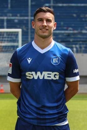 Robin Heusser Karlsruher SC 05 GER, Karlsruher SC, Football, 2 Bundesliga, portrait date 2024 2025, 18 07 2024 GER, Karlsruher SC, Football, 2 Bundesliga, portrait date 2024 2025, 18 07 2024 Karlsruhe Copyright: xEibner-Pressefoto JanxPrihodax EP_JPA