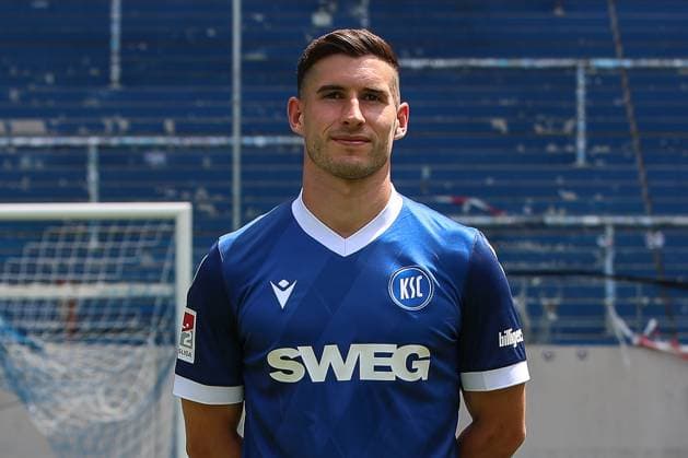 Robin Heusser Karlsruher SC 05 GER, Karlsruher SC, Football, 2 Bundesliga, portrait date 2024 2025, 18 07 2024 GER, Karlsruher SC, Football, 2 Bundesliga, portrait date 2024 2025, 18 07 2024 Karlsruhe Copyright: xEibner-Pressefoto JanxPrihodax EP_JPA