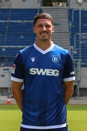 Nicolai Rapp Karlsruher SC 17 GER, Karlsruher SC, Football, 2 Bundesliga, portrait date 2024 2025, 18 07 2024 GER, Karlsruher SC, Football, 2 Bundesliga, portrait date 2024 2025, 18 07 2024 Karlsruhe Copyright: xEibner-Pressefoto JanxPrihodax EP_JPA