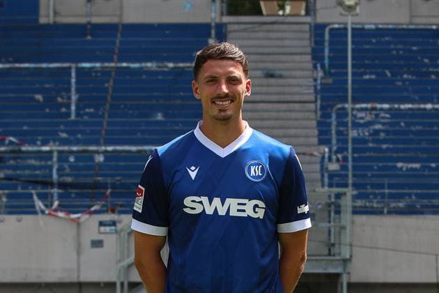 Nicolai Rapp Karlsruher SC 17 GER, Karlsruher SC, Football, 2 Bundesliga, portrait date 2024 2025, 18 07 2024 GER, Karlsruher SC, Football, 2 Bundesliga, portrait date 2024 2025, 18 07 2024 Karlsruhe Copyright: xEibner-Pressefoto JanxPrihodax EP_JPA