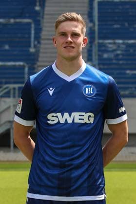 David Herold Karlsruher SC 20 GER, Karlsruher SC, Football, 2 Bundesliga, portrait date 2024 2025, 18 07 2024 GER, Karlsruher SC, Football, 2 Bundesliga, portrait date 2024 2025, 18 07 2024 Karlsruhe Copyright: xEibner-Pressefoto JanxPrihodax EP_JPA