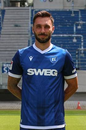 Fabian Schleusener Karlsruher SC 24 GER, Karlsruher SC, Football, 2 Bundesliga, portrait date 2024 2025, 18 07 2024 GER, Karlsruher SC, Football, 2 Bundesliga, portrait date 2024 2025, 18 07 2024 Karlsruhe Copyright: xEibner-Pressefoto JanxPrihodax EP_JPA