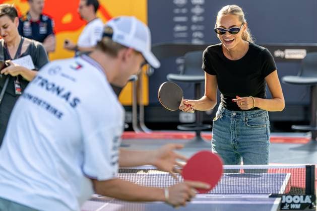 Formula 1, Hungarian GP in Budapest, Mick Schumacher and girlfriend Laila Hasanovic