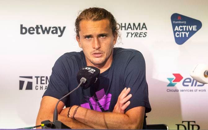 Tennis, ATP tournament in Hamburg, Alexander Zverev press conference