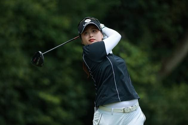 DANA Open SYLVANIA, OHIO - JULY 18: Hye-Jin Choi of Republic of Korea tees off on the 11th hole during Day One of the Dana Open golf tournament at Highland Meadows Golf Club in Sylvania, Ohio USA, on Thursday, July 18, 2024. Sylvania Ohio United States  Copyright: xJorgexLemusx originalFilename:lemus-danaopen240718_npmYY.jpg