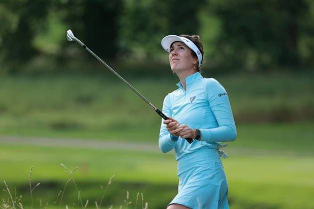 DANA Open SYLVANIA, OHIO - JULY 18: Sandra Gal of Germany hits out of the rough toward the first green during Day One of the Dana Open golf tournament at Highland Meadows Golf Club in Sylvania, Ohio USA, on Thursday, July 18, 2024. Sylvania Ohio United States  Copyright: xJorgexLemusx originalFilename:lemus-danaopen240718_npyhV.jpg