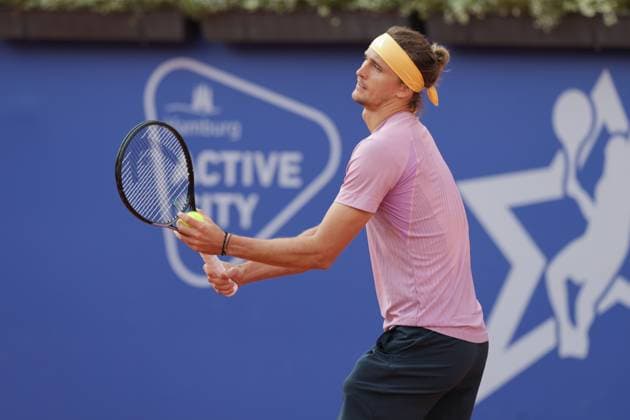 Tennis Men ATP, Tennis Men Tour 500 European Open Hamburg, Hamburg Open ATP 500 2024 , 18 07 2024 , Alexander Zverev GER serving Copyright: FernandoxSoares