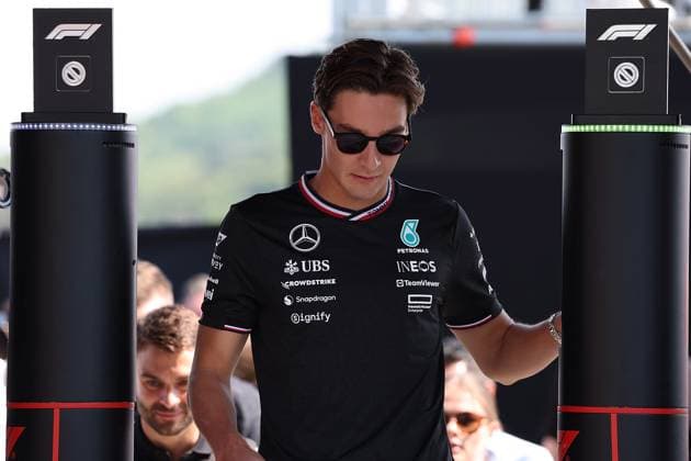19 07 2024, Hungaroring, Budapest, FORMULA 1 HUNGARIAN GRAND PRIX 2024 , in the picture George Russell GBR , Mercedes AMG Petronas Formula One Team Defodi 506 20240719 hbr 0254 Defodi-506