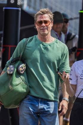 Hungaroring, Mogyorod, Hungary. 19.July.2024; Brad Pitt, American actor at the paddock during Formula One Hungary Grand Prix  (260071188)