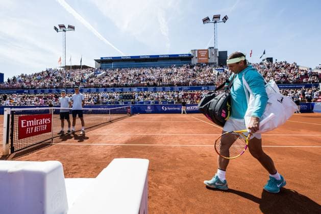 240719 Rafael Nadal of Spain during day 5 of the Nordea Open on July 19, 2024 in Bastad Photo Niclas Jönsson BILDBYRAN COP 273 NO0289 tennis atp 250 nordea open bbeng  Copyright: NICLASxJÖNSSON BB240719NO001