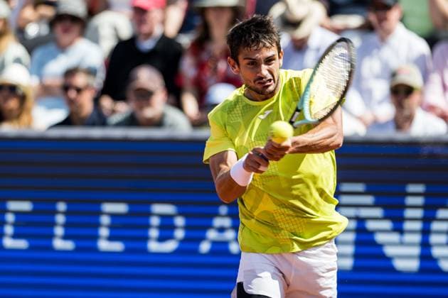 240719 Mariano Navone of Argentina during day 5 of the Nordea Open on July 19, 2024 in Bastad Photo Niclas Jönsson BILDBYRAN COP 273 NO0289 tennis atp 250 nordea open bbeng  Copyright: NICLASxJÖNSSON BB240719NO008