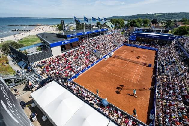 240719 General view of the centercourt during day 5 of the Nordea Open on July 19, 2024 in Bastad Photo Niclas Jönsson BILDBYRAN COP 273 NO0289 tennis atp 250 nordea open bbeng  Copyright: NICLASxJÖNSSON BB240719NO012