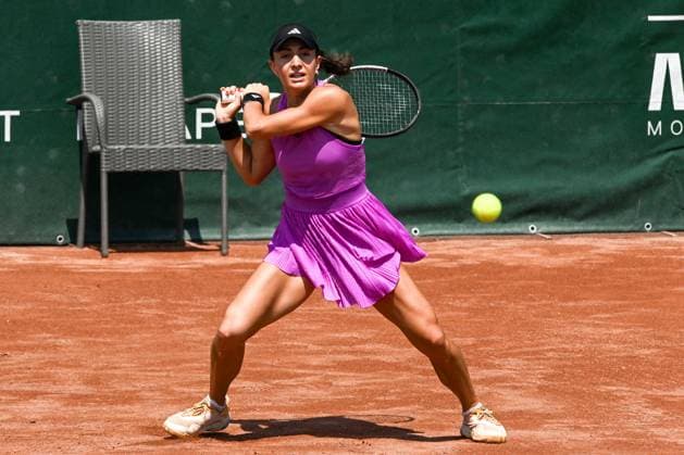 Elina Avanesyan during the quarter finals match vs. Anna Karolina Schmiedlova (SVK) at the WTA250 Hungarian Gran Prix Tennis on 19th July 2024 at Romai Teniszakademia, Budapest, Hungary  Copyright: xVincenzoxOrlando IPAxSportx xipax xx IPA_48112519 IPA_Agency_IPA48112519