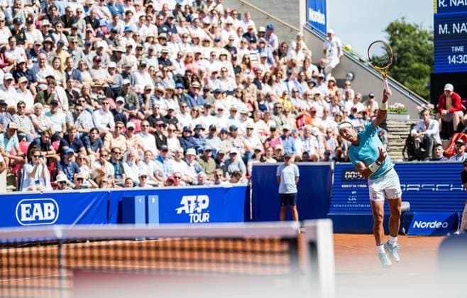 240719 Rafael Nadal of Spain during day 5 of the Nordea Open on July 19, 2024 in Bastad Photo Niclas Jönsson BILDBYRAN COP 273 NO0289 tennis atp 250 nordea open bbeng  Copyright: NICLASxJÖNSSON BB240719NO014