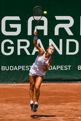 Elina Avanesyan during the quarter finals match vs. Anna Karolina Schmiedlova (SVK) at the WTA250 Hungarian Gran Prix Tennis on 19th July 2024 at Romai Teniszakademia, Budapest, Hungary  Copyright: xVincenzoxOrlando IPAxSportx xipax xx IPA_48112662 IPA_Agency_IPA48112662