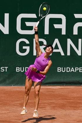 Hungary: Elina Avanesyan during the quarter finals match vs. Anna Karolina Schmiedlova (SVK) at the WTA250 Hungarian Gran Prix Tennis on 19th July 2024 at Romai Teniszakademia, Budapest, Hungary International Tennis match - WTA, Tennis Damen Hungarian Grand Prix - Quarter finals  - ZUMAp169 20240719_zsa_p169_218 Copyright: xVincenzoxOrlando IPAxSportx