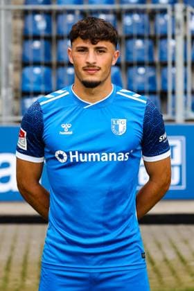 Eldin Dzogovic, 1 FC Magdeburg 2 Soccer Bundesliga portrait appointment 2 BL 2024 2025 official photo appointment 1 FC Magdeburg in the Avnet Arena in Magdeburg portrait, portrait, single picture, Germany, Soccer, Men, GER, 18 07 2024 Christian Schroedter