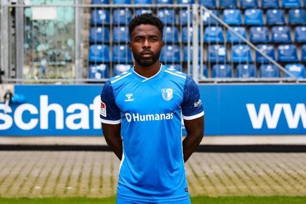 Daniel Heber, 1 FC Magdeburg 2 Soccer Bundesliga portrait appointment 2 BL 2024 2025 official photo appointment 1 FC Magdeburg in the Avnet Arena in Magdeburg portrait, portrait, single picture, Germany, football, men, GER, 18 07 2024 Christian Schroedter