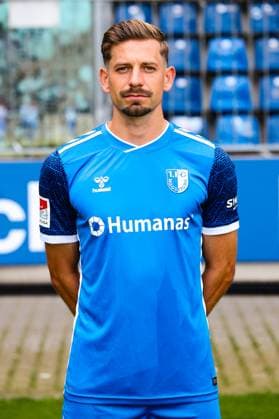 Alexander Nollenberger, 1 FC Magdeburg 2 Soccer Bundesliga portrait appointment 2 BL 2024 2025 official photo appointment 1 FC Magdeburg in the Avnet Arena in Magdeburg portrait, portrait, single picture, Germany, football, men, GER, 18 07 2024 Christian Schroedter