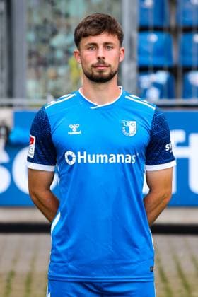 Marc Andre Jürgen, 1 FC Magdeburg 2 Soccer Bundesliga portrait appointment 2 BL 2024 2025 official photo appointment 1 FC Magdeburg in the Avnet Arena in Magdeburg portrait, portrait, single picture, Germany, football, men, GER, 18 07 2024 Christian Schroedter