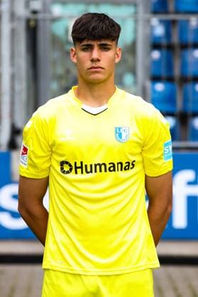 Goalkeeper Robert Kampa, 1 FC Magdeburg 2 Soccer Bundesliga portrait appointment 2 BL 2024 2025 official photo appointment 1 FC Magdeburg in the Avnet Arena in Magdeburg portrait, portrait, single picture, Germany, football, men, GER, 18 07 2024 Christian Schroedter