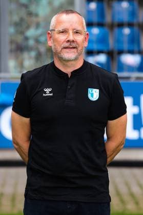 Team doctor Prof Dr med habil Christian Stärke, 1 FC Magdeburg 2 Fussball Bundesliga portrait appointment 2 BL 2024 2025 official photo appointment 1 FC Magdeburg in the Avnet Arena in Magdeburg portrait, portrait, single picture, Germany, football, men, GER, 18 07 2024 Christian Schroedter